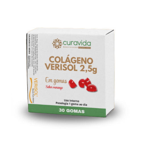 Verisol P Verisol® 2,5g – Gomas | Curavida Farmácia